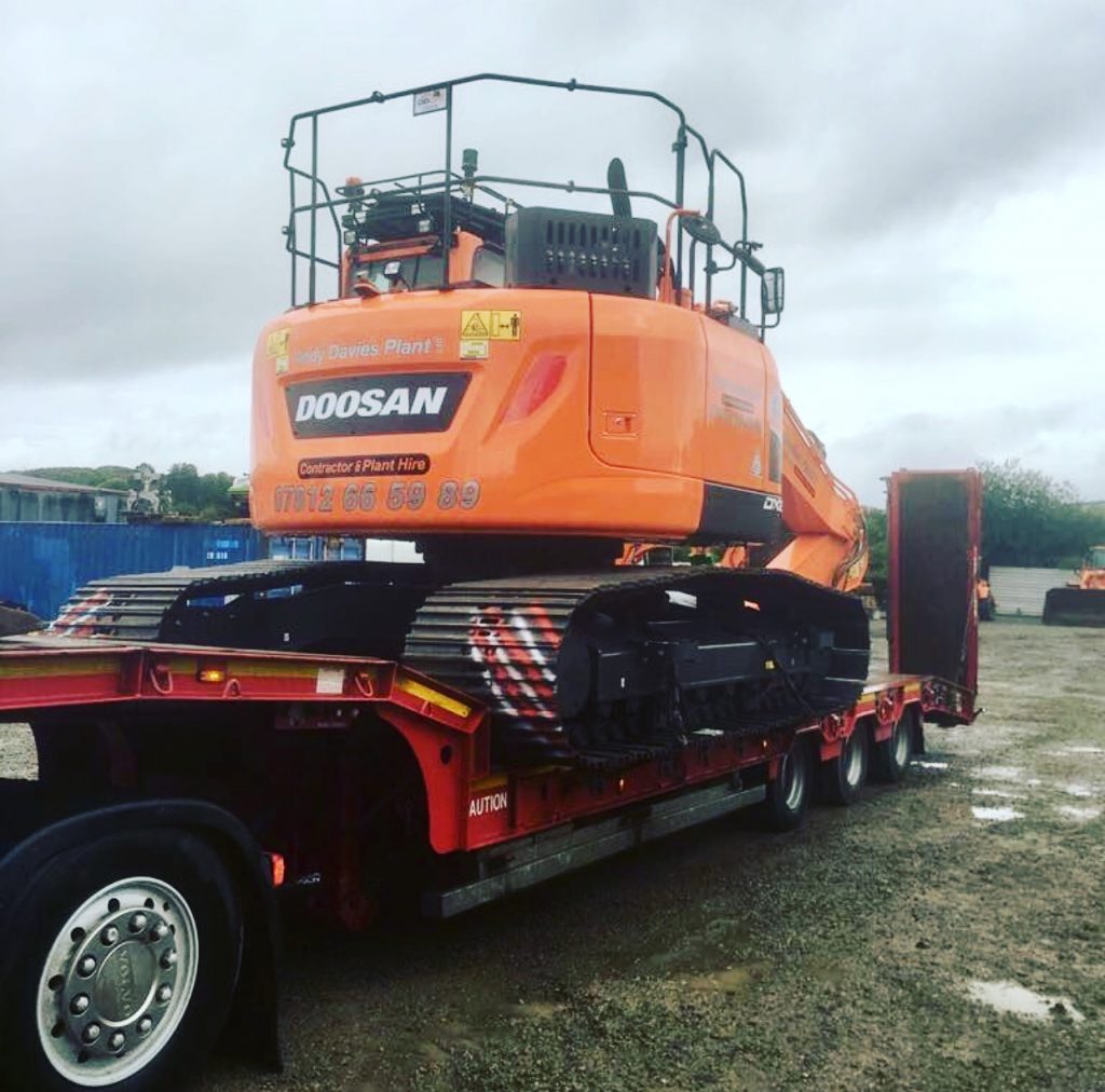 new doosan crawler excavator south wales