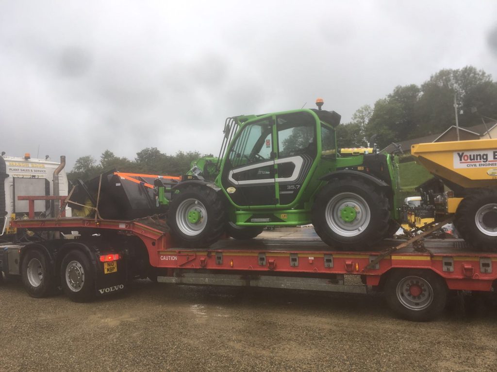 new plant machinery leaving mason bros in wales