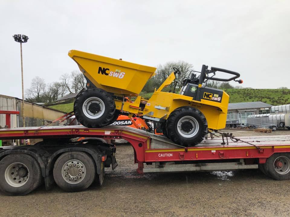 new nc engineering 6 ton site dumper