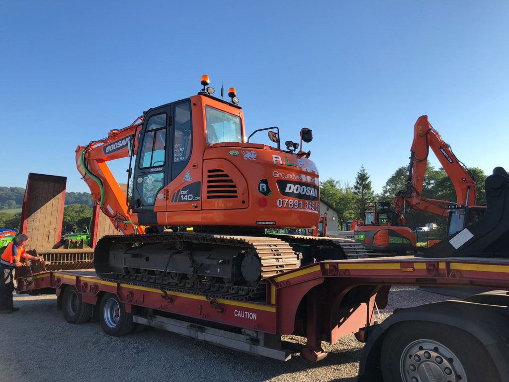 new doosan dx140 excavator with steelwrist