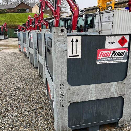 FUEL PROOF 900L BUNDED FUEL TANKS